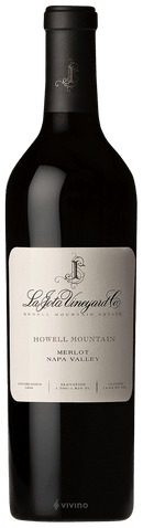La Jota Howell Mountain Merlot 2018