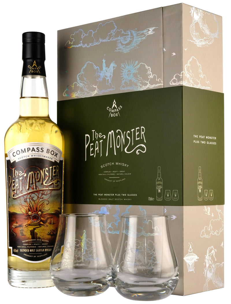 Compass Box Peat Monster Whisky Glass Set