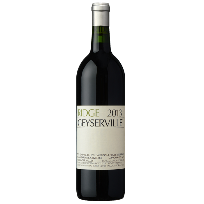 Ridge Vineyards Geyserville Zinfandel 2013