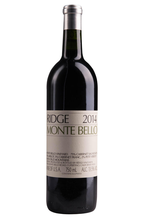 Ridge Vineyards Monte Bello Cabernet Sauvignon 2014