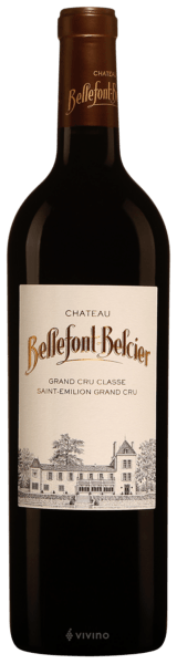 Chateau Bellefont Belcier Saint-Emillion Grand Cru Classé 2019