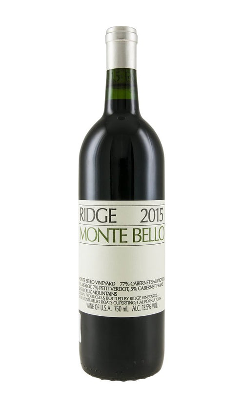 Ridge Vineyards Monte Bello Cabernet Sauvignon 2015