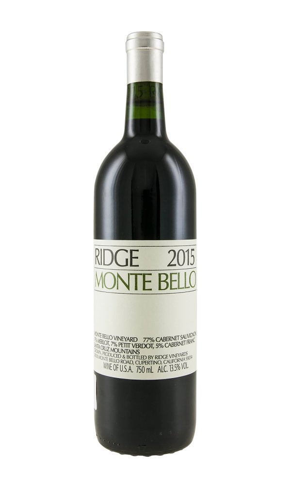 Ridge Vineyards Monte Bello Cabernet Sauvignon 2015