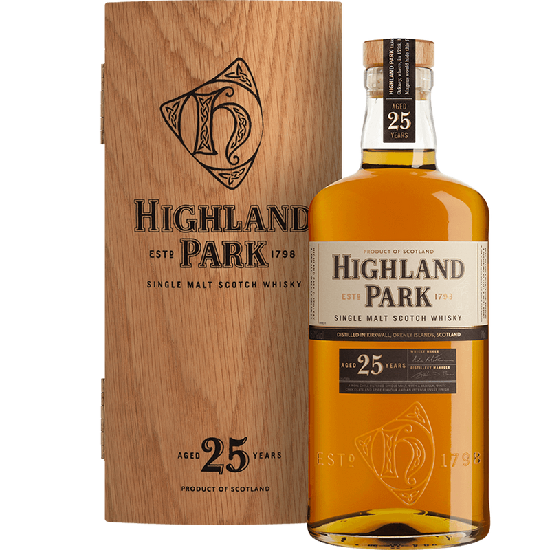 Highland Park 25 Year Malt Whiskey