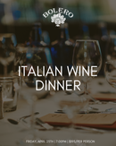 Italian Wine Dinner