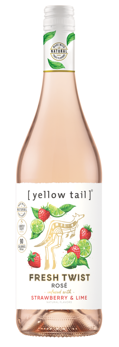 Yellow Tail Fresh Twist Strawberry & Lime Rose
