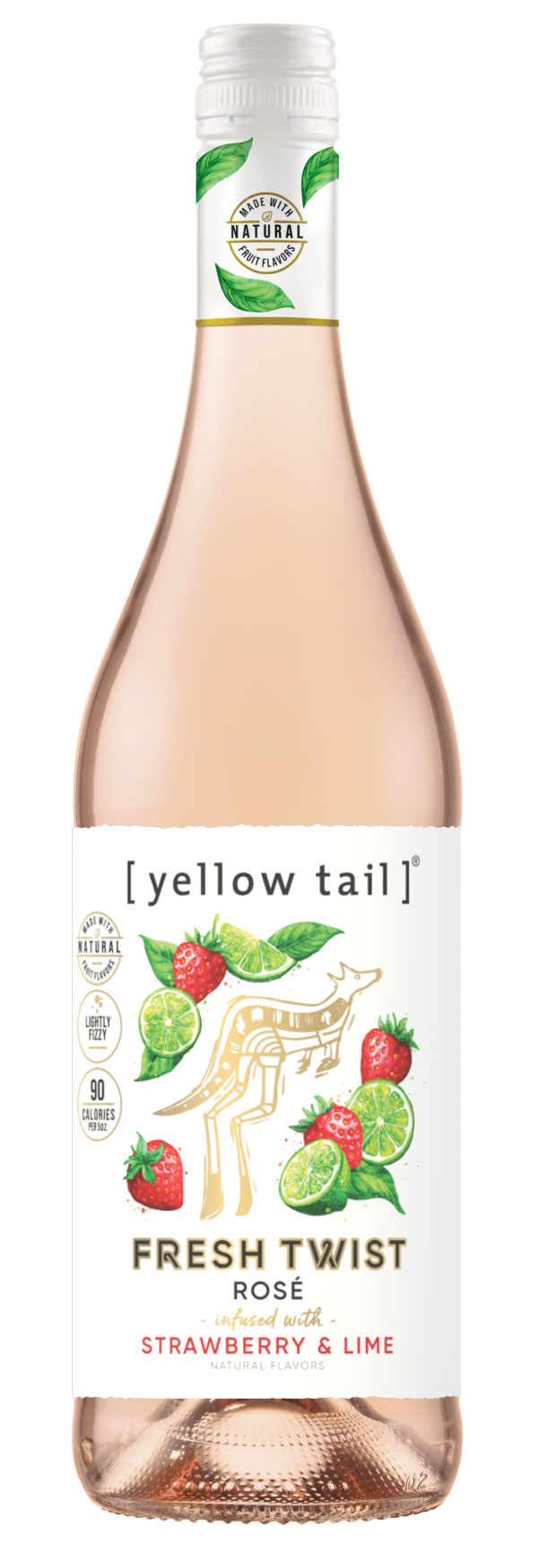 Yellow Tail Fresh Twist Strawberry & Lime Rose