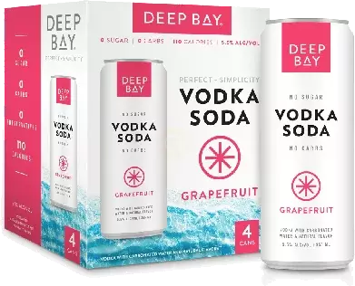 Deep Bay Grapefruit Vodka Soda