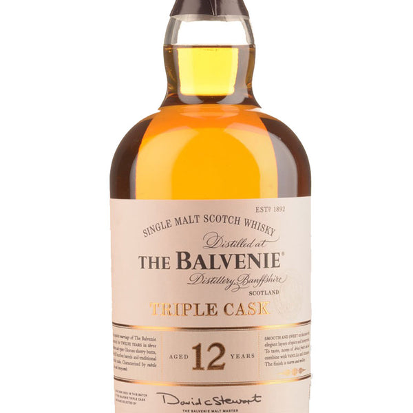値下げBALVENIE TRIPLE CASK 12年1Liter Balvenie 12 Year Old Triple Cask 1000ml 40%
