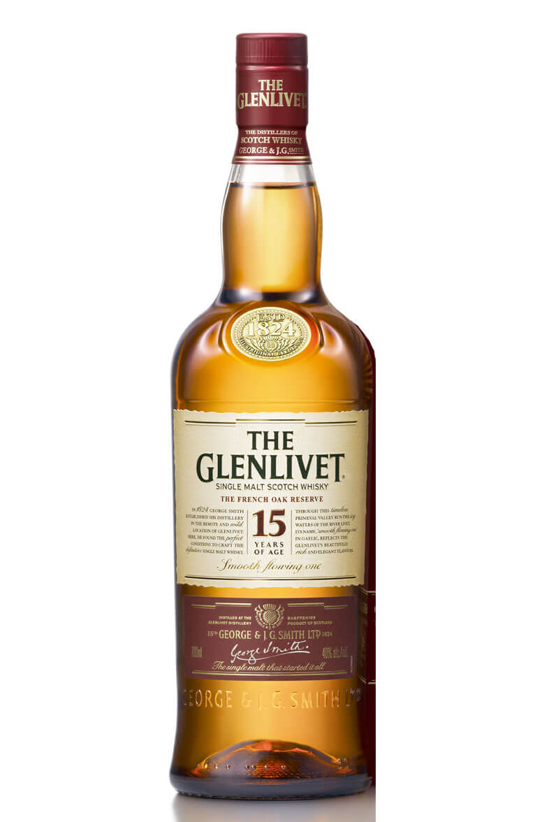 Glenlivet 15 Year Old French Oak Malt Whisky