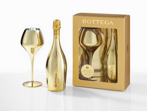 Bottega Gold Glass Set